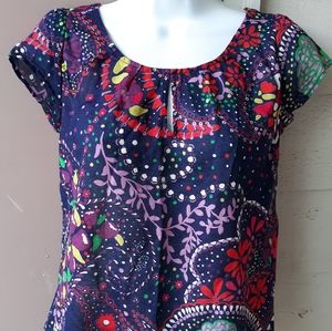 Lilly Pulitizer keyhole top, size XS